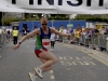 Runner celebrates reaching finish line image 45